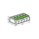 Wago 221-625 Verbindungsklemme Farblos
