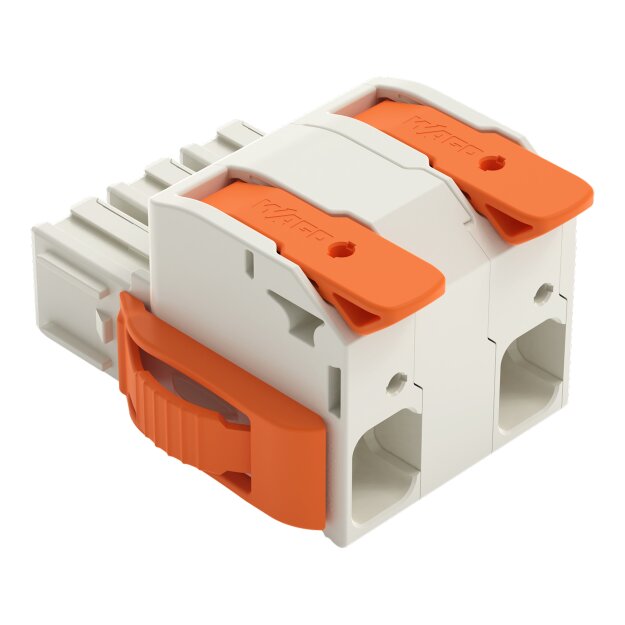 Wago 832-5102/037-000 1-Leiter-Federleiste Grau