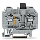 Wago 282-128/281-417 Sicherungsklemme Grau