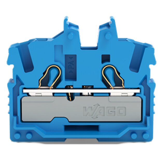 Wago 2052-304 Mini-Durchgangsklemme Blau