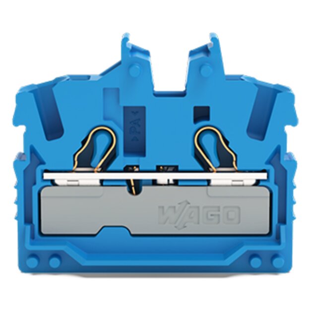 Wago 2052-324 Mini-Durchgangsklemme Blau