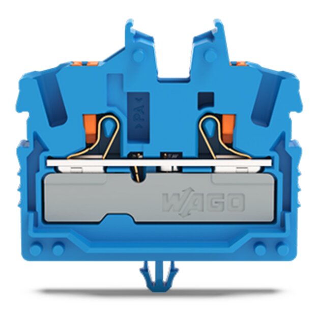 Wago 2252-314 Mini-Durchgangsklemme Blau