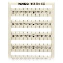 Wago 209-650 WSB-Beschriftungskarte Weiß