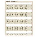 Wago 209-934 WSB-Beschriftungskarte Weiß