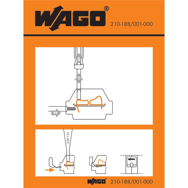 Wago 210-188/001-000 Handhabungsaufkleber