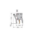Wago 249-114 Prüfadapter Grau