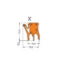 Wago 249-115 Prüfadapter Orange