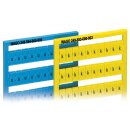 Wago 249-554/000-006 WSB-Beschriftungskarte Blau
