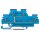 Wago 279-509 Doppelstockklemme Blau