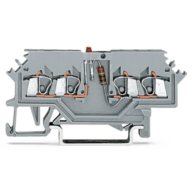 Wago 279-624/281-413 Bauelementklemme Grau