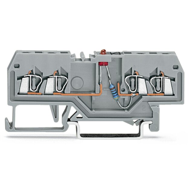 Wago 279-809/281-413 Bauelementklemme Grau