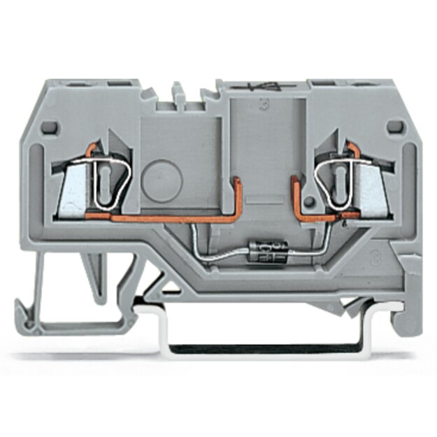 Wago 279-915/281-411 Bauelementklemme Grau