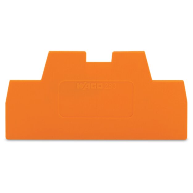 Wago 280-366 Distanzplatte Orange