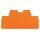 Wago 280-366 Distanzplatte Orange