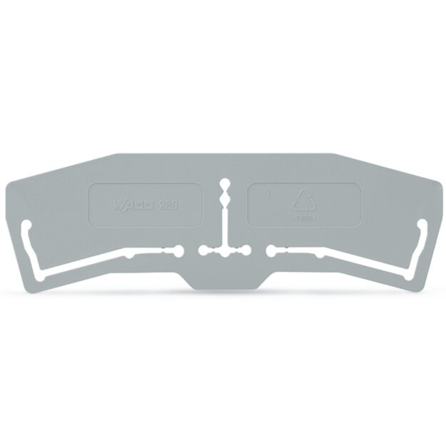 Wago 280-394 Trennwand 1mm Grau