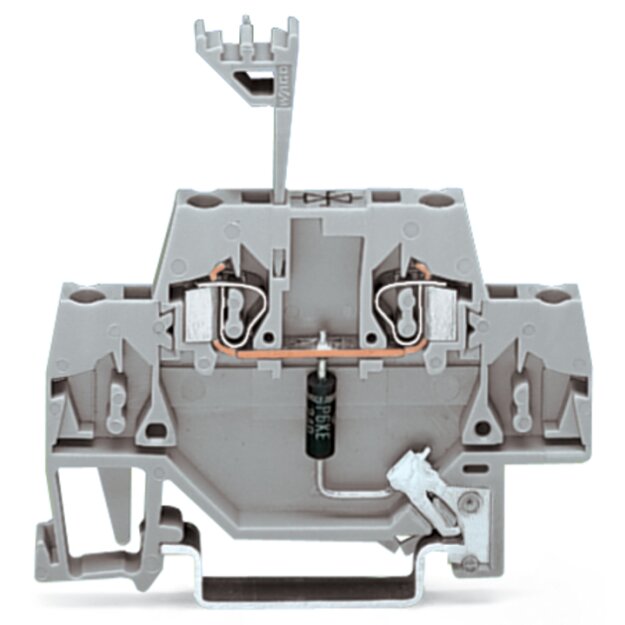 Wago 280-502/281-606 Bauelementklemme Grau