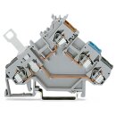Wago 280-563 3-Leiter-Initiatorenklemme Grau