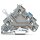 Wago 280-573 4-Leiter-Initiatorenklemme Grau