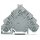 Wago 280-582 Blindgehäuse Grau