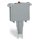 Wago 280-801/281-420 Bauelementestecker Grau