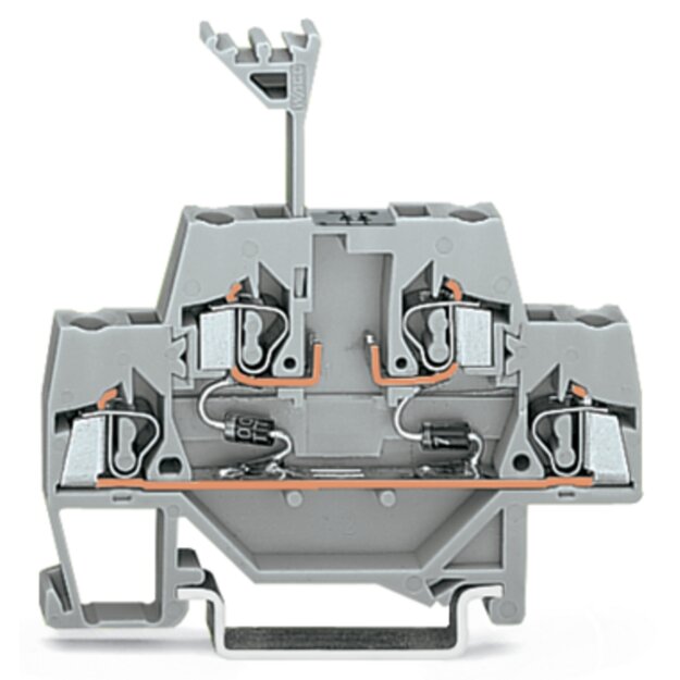 Wago 280-942/281-487 Bauelementklemme Grau
