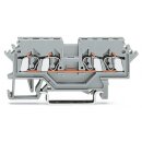 Wago 280-990 4-Leiter-Durchgangsklemme Grau