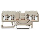 Wago 280-994 4-Leiter-Durchgangsklemme Grau