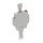 Wago 281-512/281-418 Sicherungsstecker Grau