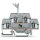 Wago 281-633/281-410 Bauelementklemme Grau