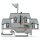 Wago 281-634/281-413 Bauelementklemme Grau