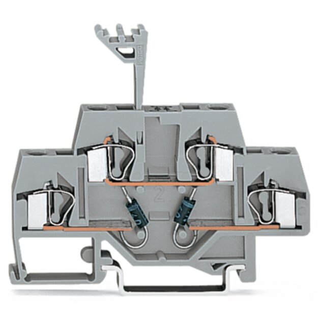 Wago 281-635/281-489 Bauelementklemme Grau