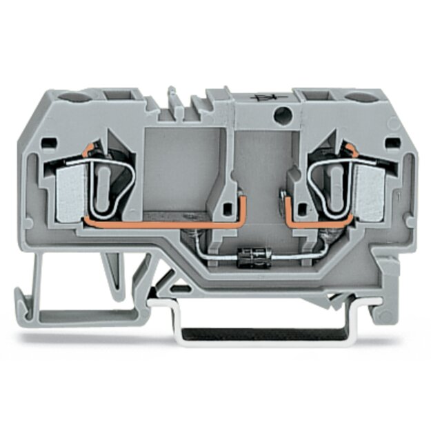 Wago 281-915/281-411 Bauelementklemme Grau