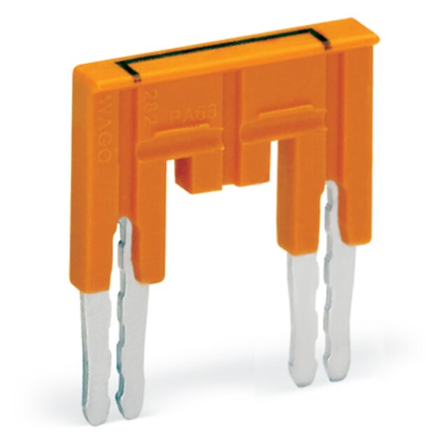 Wago 282-433/011-000 Brücker isoliert orange Orange