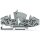 Wago 282-841/049-000 2-Leiter-Durchgangsklemme Grau