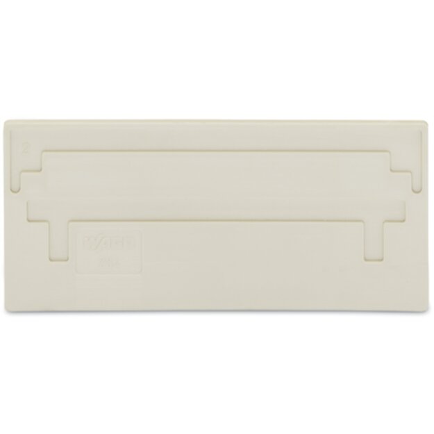 Wago 284-331 Trennwand 2mm Grau
