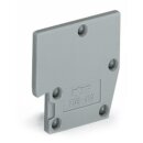 Wago 709-312 B-Distanzplatte anreihbar Grau
