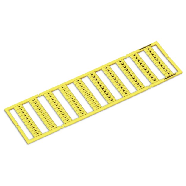 Wago 794-553/000-002 WMB-Beschriftungskarte Gelb