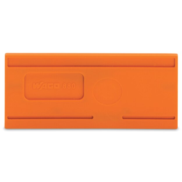 Wago 880-329 Trennwand 2mm Orange