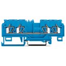 Wago 880-834/999-940 4-Leiter-Durchgangsklemme Blau