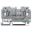 Wago 880-901/999-940 2-Leiter-Durchgangsklemme Grau