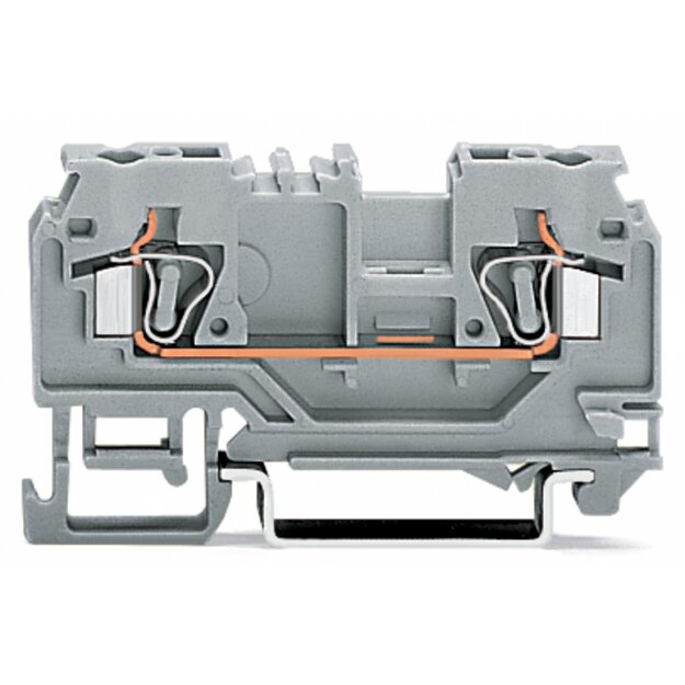 Wago 880-902 2-Leiter-Durchgangsklemme Orange