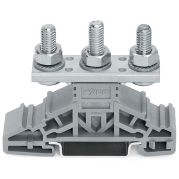 Wago 885-306 Bolzenklemme Grau