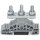 Wago 885-306 Bolzenklemme Grau