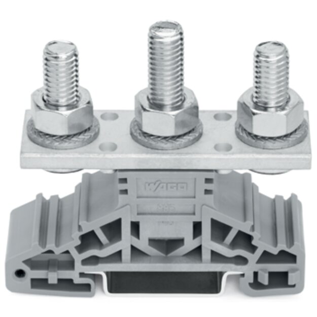 Wago 885-308 Bolzenklemme Grau