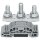 Wago 885-308 Bolzenklemme Grau