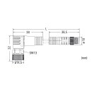 Wago 756-6503/040-050 Sensor-Aktorleitung axial