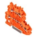 Wago 2202-2206 Doppelstockklemme Orange