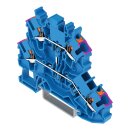 Wago 2202-2209 Doppelstockklemme Blau