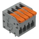 Wago 2601-1104/000-004 Leiterplattenklemme,Hebel Schwarz