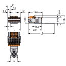 Wago 2734-1116/329-000/336-000 1-Leiter-Federleiste,Hebel